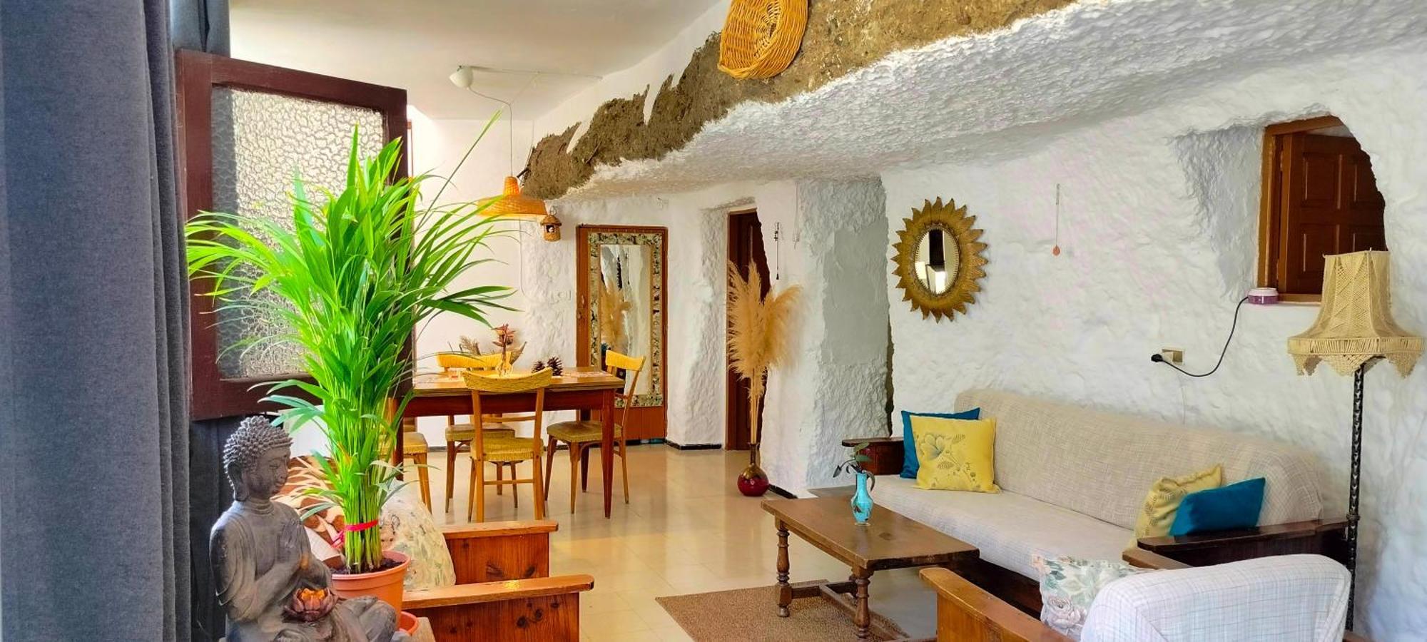 Casa Cueva Rural Trebola, Artenara Juncalillo Eksteriør billede