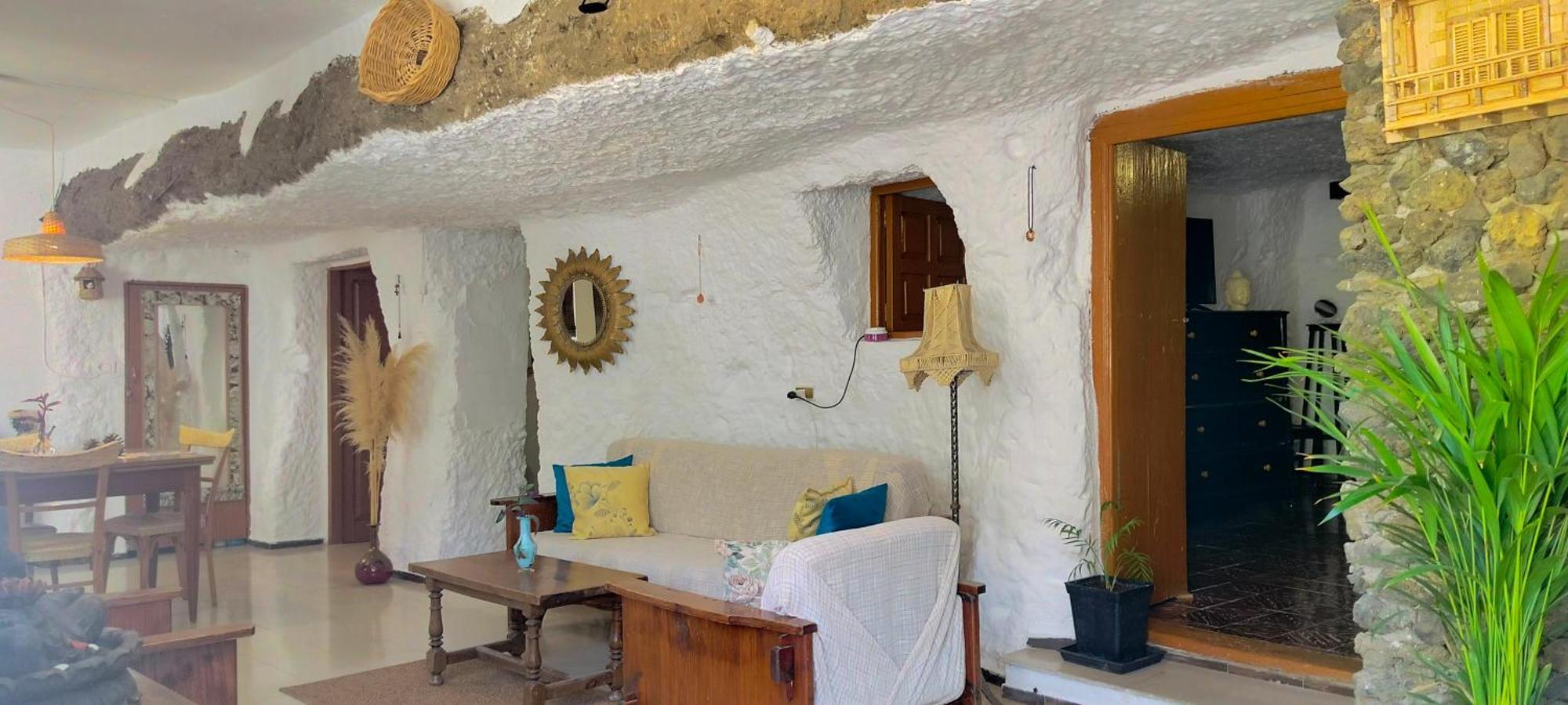 Casa Cueva Rural Trebola, Artenara Juncalillo Eksteriør billede