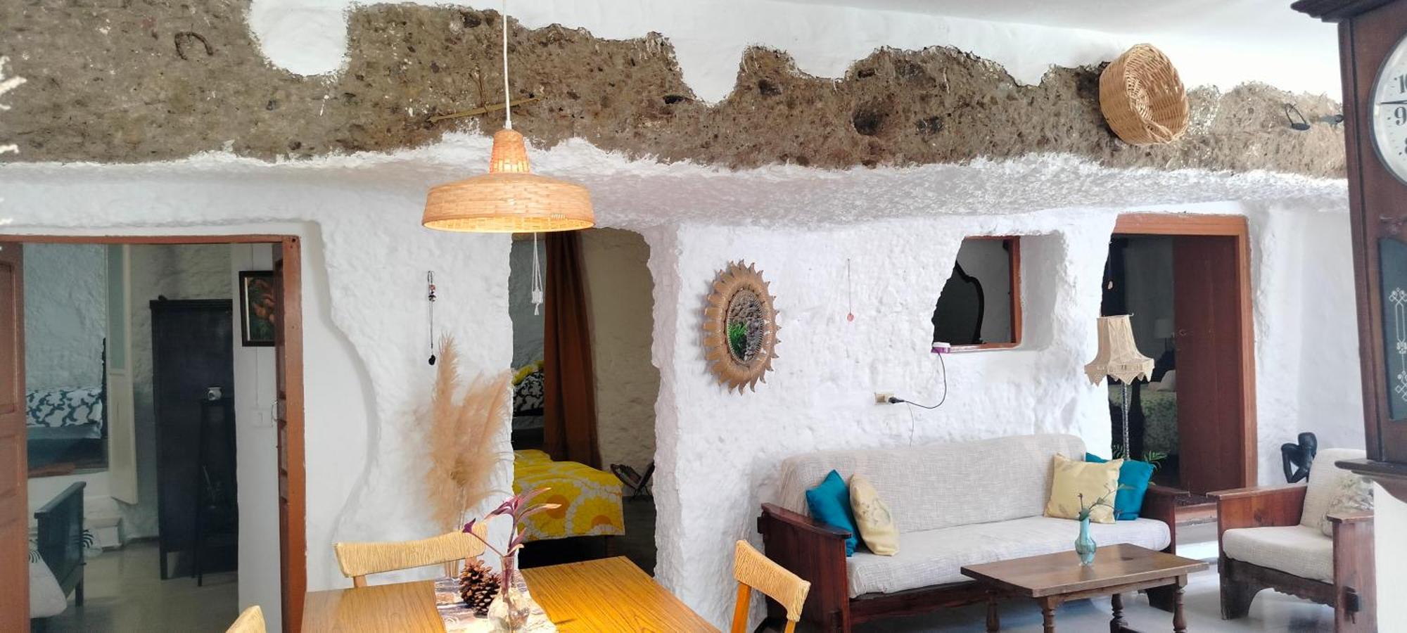 Casa Cueva Rural Trebola, Artenara Juncalillo Eksteriør billede